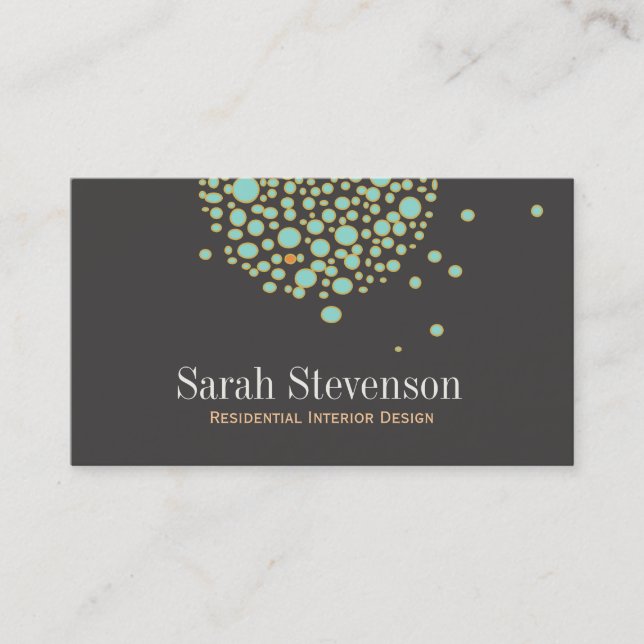 Artistic Unique Creative Designer Business Card (Front)