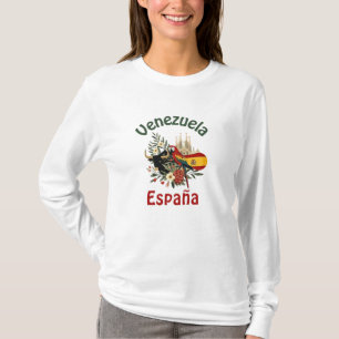 artistic Venezuela Spain - bicultural pride T-Shirt