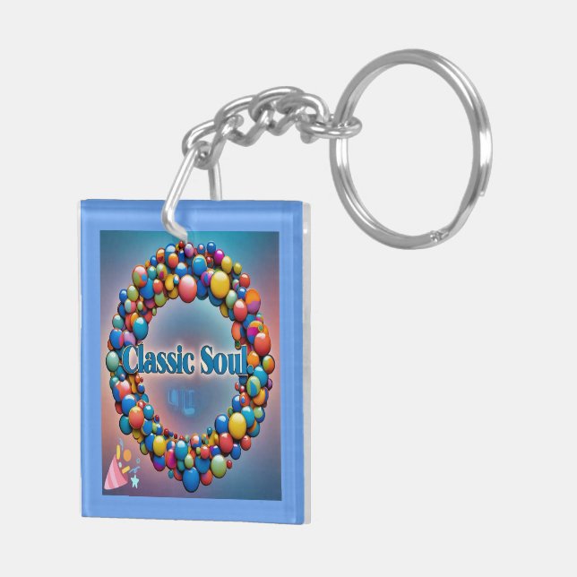 "Artistic Vibes" Keychain (Back Right)