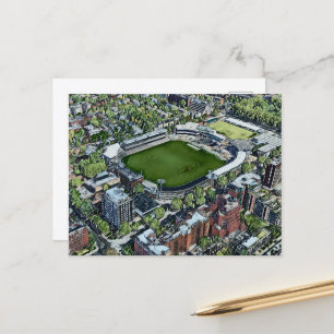 Artistic View of Lord’s Cricket Ground, London Postcard