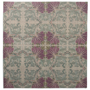 Artistic Vintage Floral Pattern by William Morris Cloth Napkin