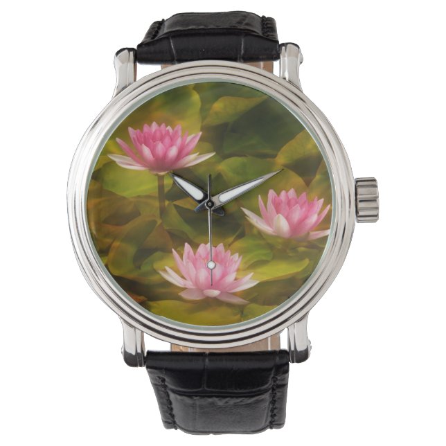 Artistic water lilies, California Watch (Front)