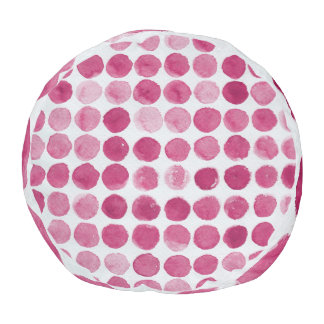 Artistic Watercolor Background Splash Pouf