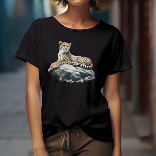 Artistic Watercolor Cheetah T-Shirt