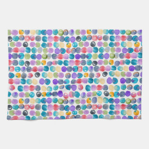 Artistic Watercolor Tea Towel – Modern Abstract