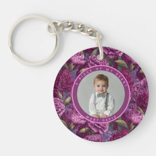 Artistic Wedding Anniversary Gifts Carnation Keychain