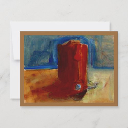 ARTISTIC WESTERN PARTY INVITATION ~ EZ2 CUSTOMIZE