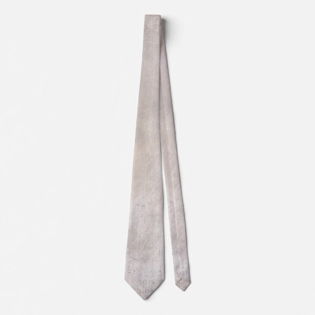 Artistic Worn Texture Neutral Tone Neck Tie (Front)