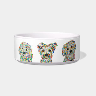 Artistic Yorkshire Terrier Bichon Maltipoo Bowl