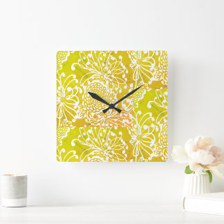 “Artistry in Every Tick.” Square Wall Clock