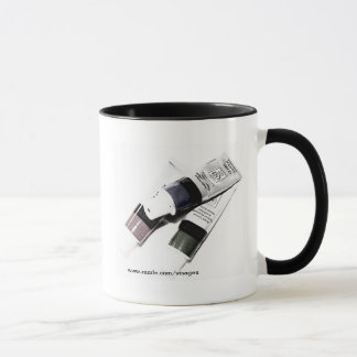 Artist's Acrylic Paint Tubes Picture Mug