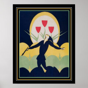 "Artist's Applause" Deco Print ca. 1926 11x14