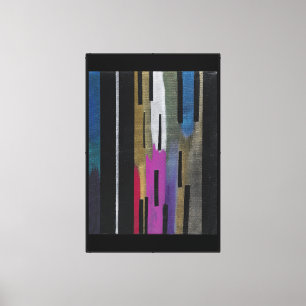 Artist's Block Metallic Canvas Print