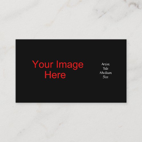 Artist's Business Card