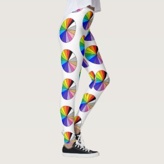 Artists Color Wheel by EelKat Leggings