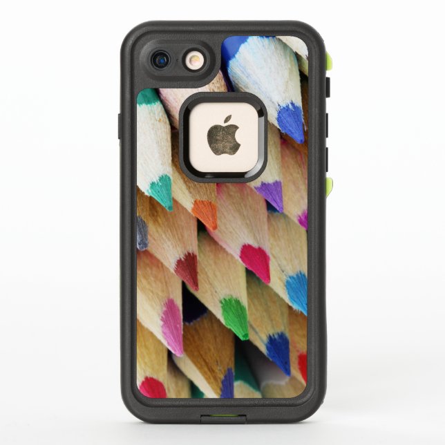 Artists Colored Pencils LifeProof iPhone Case (Back)