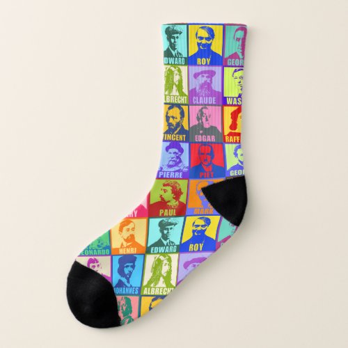 Artists  Colorful Pop Art All_Over_Print Socks