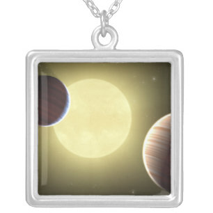 Artist's concept 2 silver plated necklace