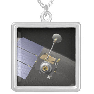 Artist's concept 9 silver plated necklace