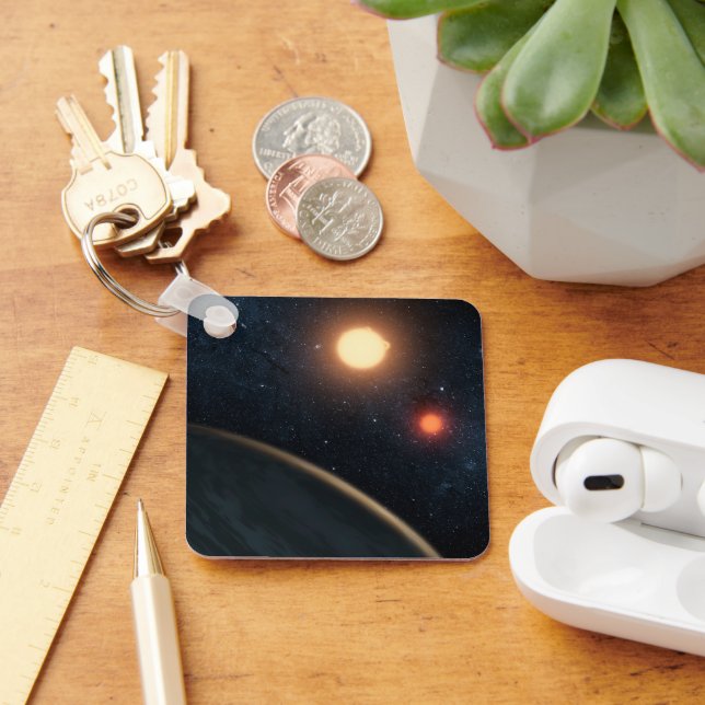 Artist's Concept Illustrating Kepler-16b. Keychain (Desk)