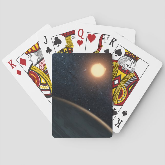 Artist's Concept Illustrating Kepler-16b. Poker Cards (Back)