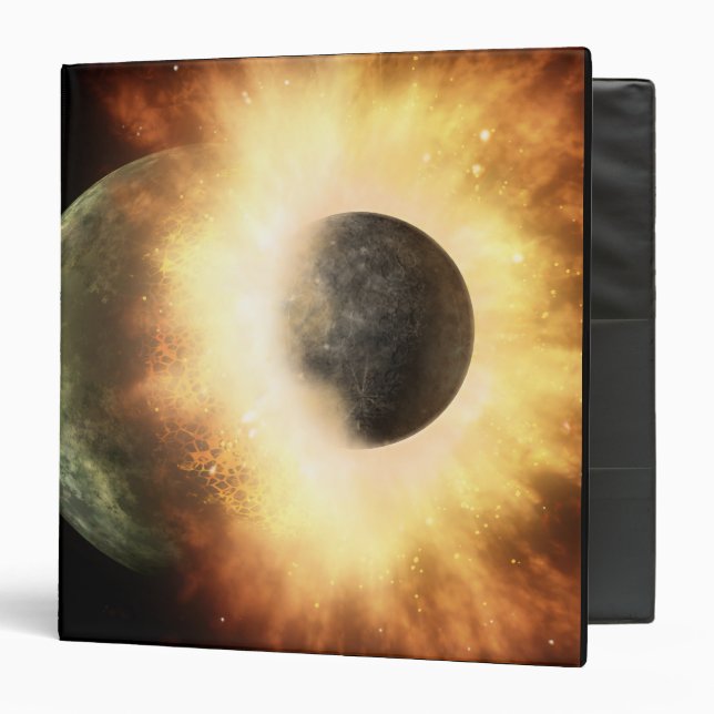 Artist's concept of a celestial body 3 ring binder (Front/Inside)