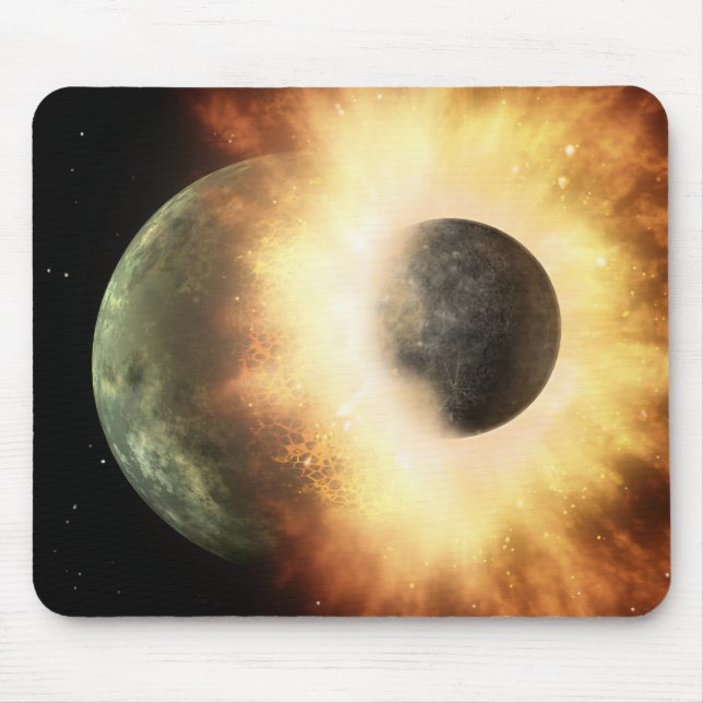 Artist's concept of a celestial body mouse pad (Front)