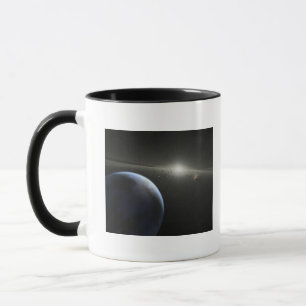 Artist's concept of an astroid belt Photograph Mug