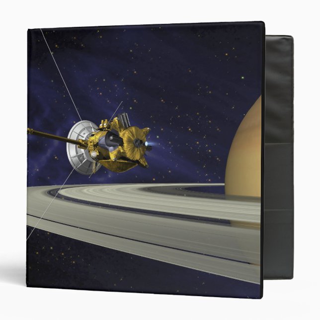 Artists concept of Cassini 3 Ring Binder (Front/Inside)