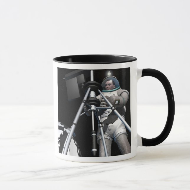 Artist's concept of future space exploration mug (Right)