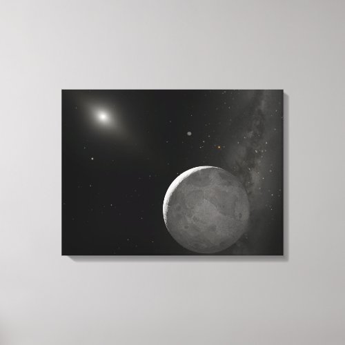 Artists concept of Kuiper Belt object Canvas Print