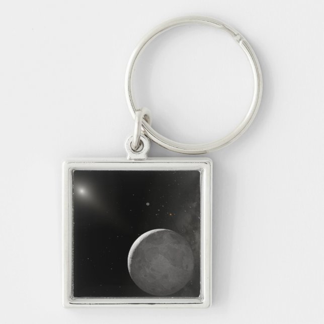 Artist's concept of Kuiper Belt object Keychain (Front)