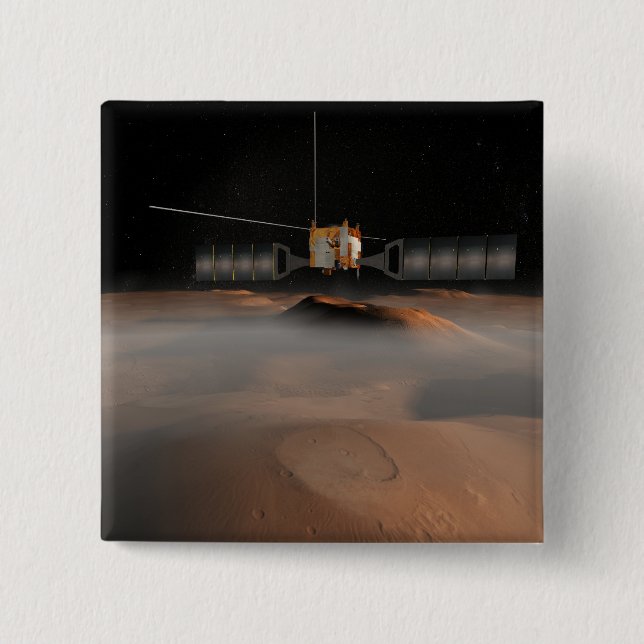 Artist's concept of Mars Express spacecraft Button (Front)
