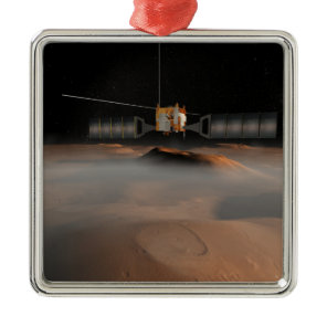 Artist's concept of Mars Express spacecraft Metal Ornament