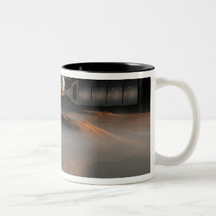 Artist's concept of Mars Express spacecraft Two-Tone Coffee Mug