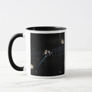 Artist's concept of the Dawn spacecraft in orbi Mug