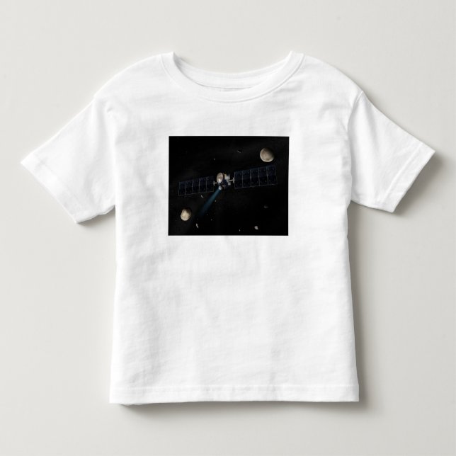 Artist's concept of the Dawn spacecraft in orbi Toddler T-shirt (Front)