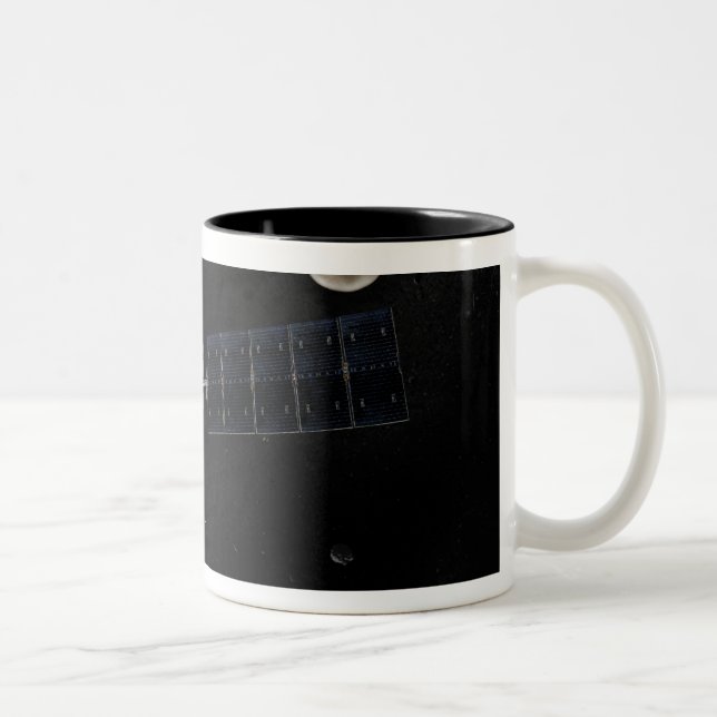 Artist's concept of the Dawn spacecraft in orbi Two-Tone Coffee Mug (Right)