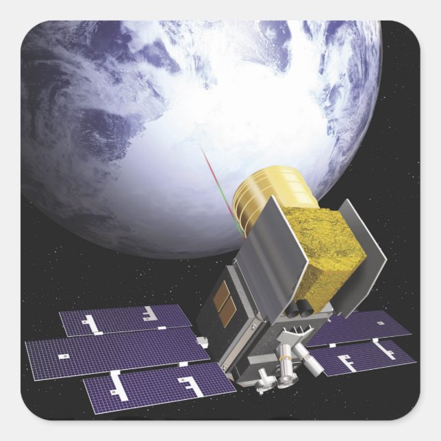 Artist's concept of the Ice, Cloud Square Sticker (Front)