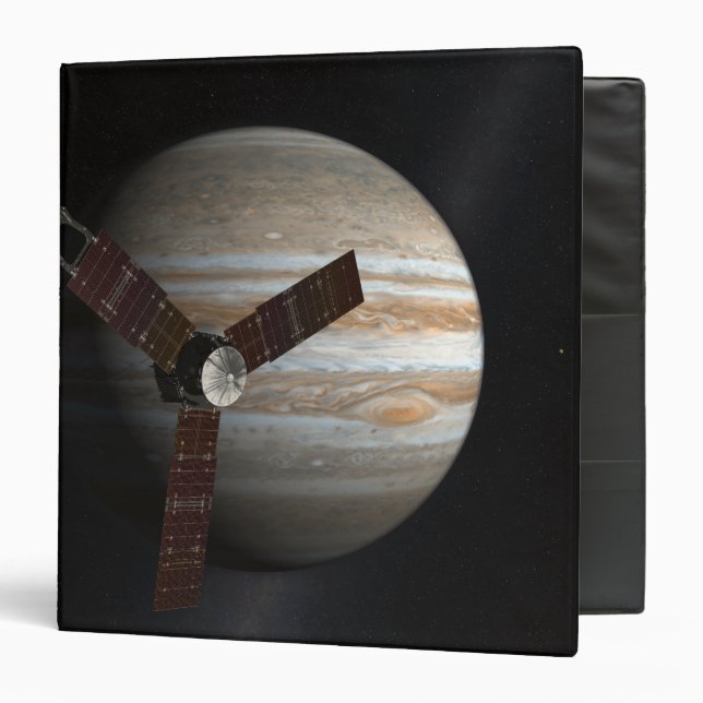 Artist's concept of the Juno spacecraft Binder (Front/Inside)