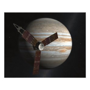 Artist's concept of the Juno spacecraft Photo Print