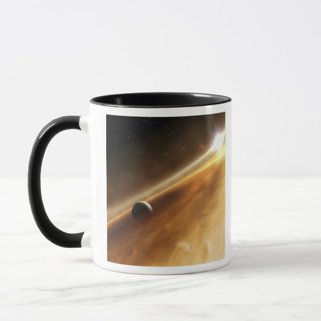 Artist's concept of the star Fomalhaut Mug (Left)