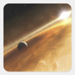Artist's concept of the star Fomalhaut Square Sticker