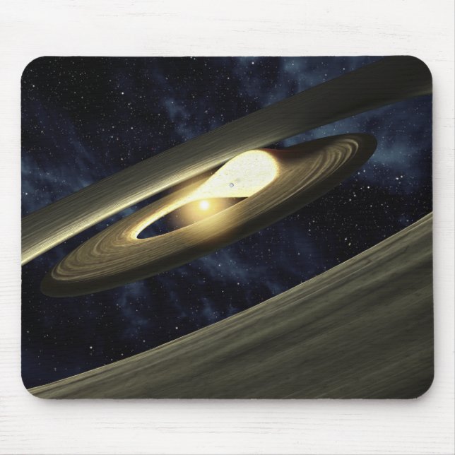 Artist's concept showing a lump of material mouse pad (Front)