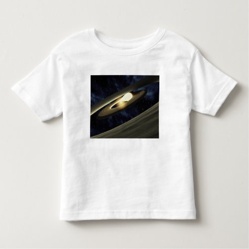 Artists concept showing a lump of material toddler t_shirt