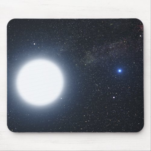 Artists concept showing the binary star system mouse pad