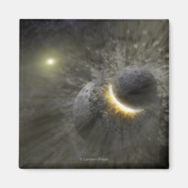 Artist's concept Space Collision at Vega Magnet (Front)