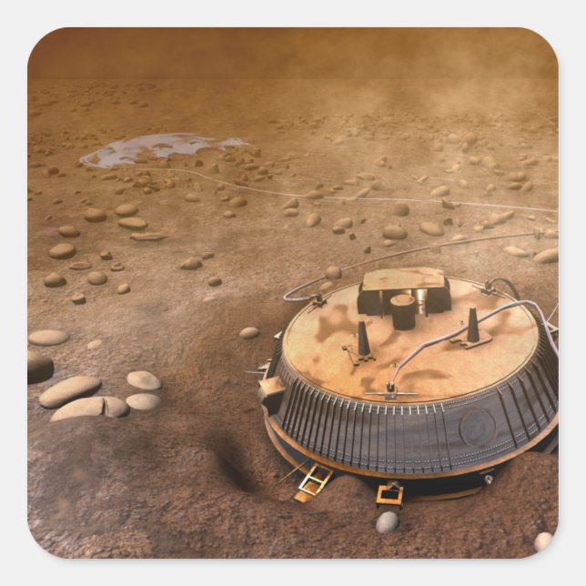 Artist's concept square sticker (Front)