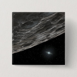 Artist's Conception of a Kuiper Belt Object Pinback Button