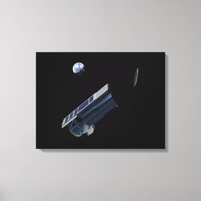 Artists conception of Spitzer Canvas Print (Front)